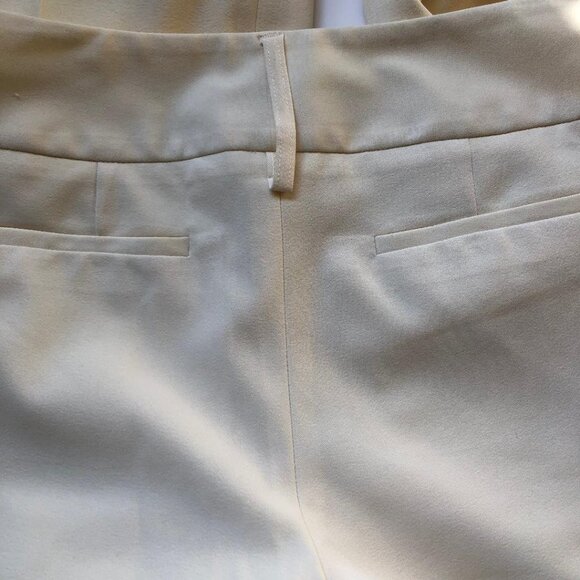 Harve Benard, Cream colored, Lined, Poly/Spandex Blend, Wide Leg Trouser, Sz: 6 - Picture 10 of 11